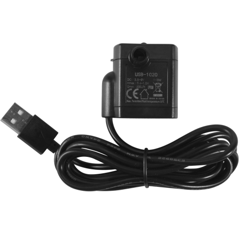 Ultrastille mini borstelloze USB-waterpomp 5V 70 cm dompelfontein aquarium circulerend 1