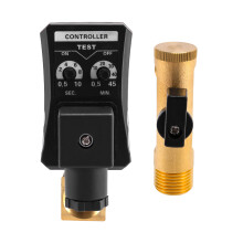 1/2 inch DN15 elektrische timer automatische waterklep solenoïde elektronische afvoer voor luchtcompressor condensaat