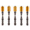 5 stuks sterke magnetische schroevendraaierbitset 65 mm elektronische bits voor gipsplaatschroevendraaier 8