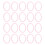 20pcs Plastic Rings Transparent Flexible Loose 8