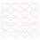20pcs Plastic Rings Transparent Flexible Loose 10