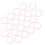 20pcs Plastic Rings Transparent Flexible Loose 9