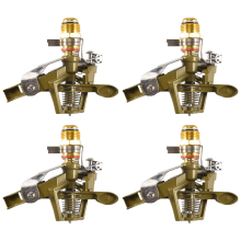4 stuks 1/2 inch zware impact sproeikop, perfect voor het bewateren van grote tuinen, slanguiteinden, sproeiers, gereedschap
