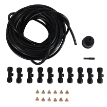 1/4 inch Slip-Lock Misting Nozzles Kit Mist voor Patio Systeem Buitenkoeling Tuin Water Mister