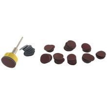 1 inch 100 stuks schuurschijven pad kit ronde schuurpapier klittenband schuurmachine backer