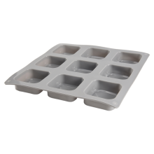 2-pack siliconen zeepmallen met 9 holtes, vierkante mal, doe-het-zelf, handgemaakt