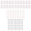 22 sets spiegelhouderclips, set van kristalheldere plastic clips en glashouders 2