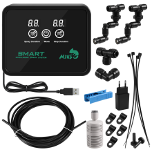Intelligent automatisch mistsysteem, elektronische timer, LCD-scherm, sproeiercontroller, terrariumsproeiset