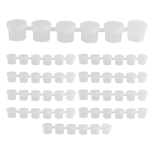 30 strips lege verfpotjes bewaarbakjes schilder- en knutselbenodigdheden (5 ml/30 stuks)