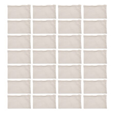 40 stuks canvas etui met rits, make-uptasjes, blanco knutsel- en doe-het-zelf multifunctionele toilet- en opbergzakken (beige)