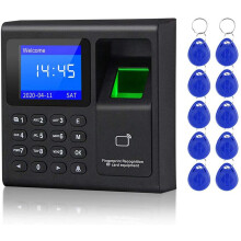 Biometrisch RFID-toegangscontrolesysteem Toetsenbord USB-vingerafdruk Elektronische tijdklok Aanwezigheidsmachine