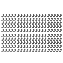200 stuks schroefdoppen met scharnierende kunststof kop, decoratieve vervangingsdoppen (grijs)