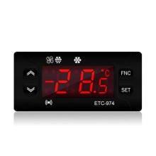 ETC-974 Mini temperatuurregelaar koelkastthermostaatregelaar thermoregelaar thermokoppel dubbele sensor