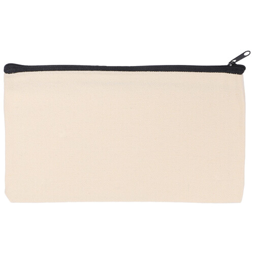 36 stuks canvas rits etui cosmetische blanco DIY knutsel school