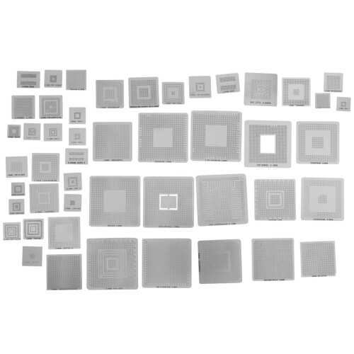 47 stuks/set universele stencils met directe hitte-reballing voor gameconsole CPU GPU CXD 1