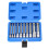 10-delige 4 inch Spline Tip Bit Socket Set M-Type Universele Huls - Drievoudig Vierkant 8
