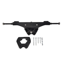 17 inch elektrische skateboardtruck met aluminium pakking, motortrucks, brug, riser, pad, longboard