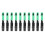 10 stuks SC/glasvezelconnector ingebedde single-mode component snelconnector - zwart + groen 8
