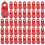 Peg Hook Lock Stop 100 stuks Plastic Rode Anti-diefstal Retail Pin Veiligheidsdisplay 8