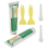 2-pack muurreparatiemiddel, gipsplaatreparatieset met schraper en tips, kleefplamuur 3