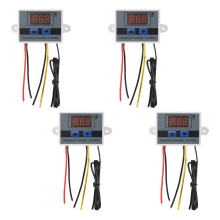 4 stuks XH-W3001 digitale temperatuurregelaarmodule, thermostaatschakelaar, waterdichte sonde, elektronisch, 12V 10A 120W