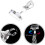16 stuks transparante tekenclips, plastic cliphouder, draaibare prijsbordjes 3
