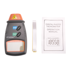 Digitale toerenteller toerenteller contactloos 2,5-99999 toeren LCD-scherm snelheidsmeter DT2234C tester toerenteller