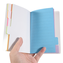 Sticky Notes tabbladen, zelfklevend, gelinieerd notitieblok met tabbladen, 4x6 inch, 2 stuks 120 indexen