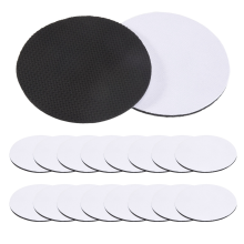 Ronde sublimatie onderzetters, warmteoverdracht, warmgeperst, 16 stuks