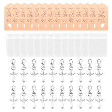 20 stuks bedankjes in de vorm van een engel, sleutelhangers, bedankjes voor een babyshower, verjaardagscadeau, giveaway