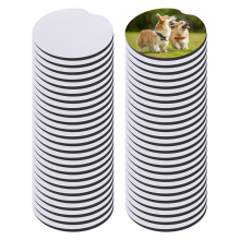50 stuks sublimatie auto onderzetters, voor doe-het-zelf knutselprojecten en bekerschilderprojecten