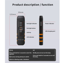 Draagbare optische vermogensmeter 30MW glasvezeltester Pen VFL rood licht visuele foutzoeker 30KM
