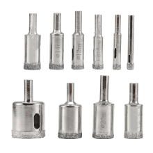 Diamantboorset, 10 stuks, gatenzaag, glasboor voor keramische tegels, porselein, marmer en flessen