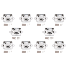 10 stuks auto duwsloten diameter camper caravan boot camper kast lade grendel knop sloten meubelbeslag