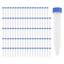100 stuks 10 ml multifunctionele plastic fles, transparante buis, monsteropslagcontainer, experimentele centrifuge