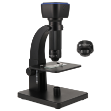 2000X biologische digitale microscoop wifi usb met microbiële lens 11 verstelbare leds