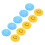 10Pcs Silicone Tennis Racket Vibration Dampeners 4