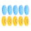10Pcs Silicone Tennis Racket Vibration Dampeners 10