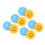 10Pcs Silicone Tennis Racket Vibration Dampeners 9