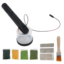 Miniatuur Scène Model Materia Vlokken Statische Gras Applicator Modelleren Hobby Craft met Planten Sjabloon Tool