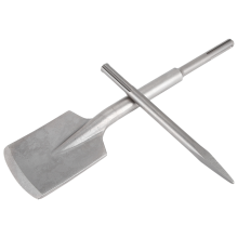 Kleipede, 19,6 x 4,3 inch SDS-Max-schacht, 40Cr stalen breekhamer, sleuvengraver en graafschop voor grind, bevroren grond