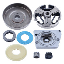 Koppelingstrommel Oliepomp Wormwiel Stofkap Ring voor 268 272 66 61 Kettingzaag 3/8Inch-7T Tandwiel Naaldlager
