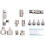 14-delige airbrush-adapterset, snelkoppelingen, kit-fittingconnector 1