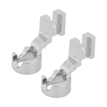 2 stuks lage schacht liniaalvoet voor freemotion quilten 1/4 inch dikke linialen, compatibel met Singer