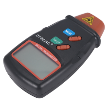 Digitale toerenteller, DT-2234C+ contactloze mini-toerenteller met LCD-scherm en fotografische toerenteller
