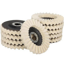 Vilt Flip Disc Wollen Wiel Louver Blade 5 Inch Polijstpad Geschikt voor Haakse Slijper