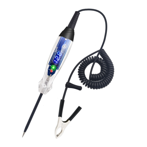 Autotestlamp 4-60V DC digitale LED-circuittester, lampentester met voltmeter, automatische spanning