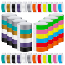 1200 stuks waterdichte handbandjes neon polsbandjes voor evenementen concert polsbandjes zelfklevend feestkleuren