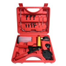 Handmatige vacuümpompset, remvloeistofafvoergereedschap, autoreparatie-aluminium drukmeterdetector