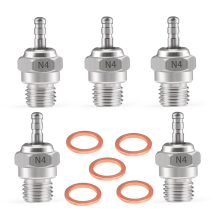 5 stuks gloeibougies N4 Spark Nitro-motoronderdelen vervangen OS voor Redcat 1/8 1/10 RC-autovrachtwagen